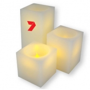 LED Pillar Candles - Square