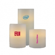 LED Pillar Candles - Round